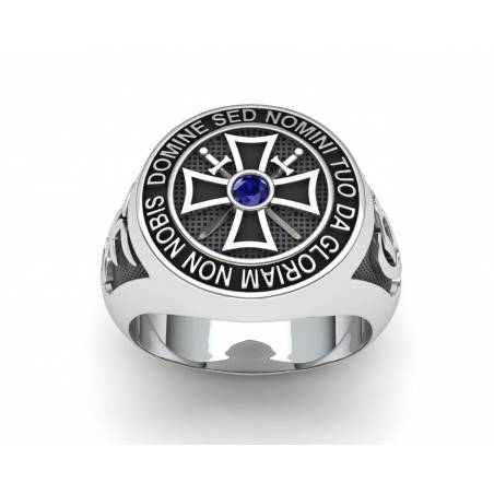 Silver Knights Templar Ring
