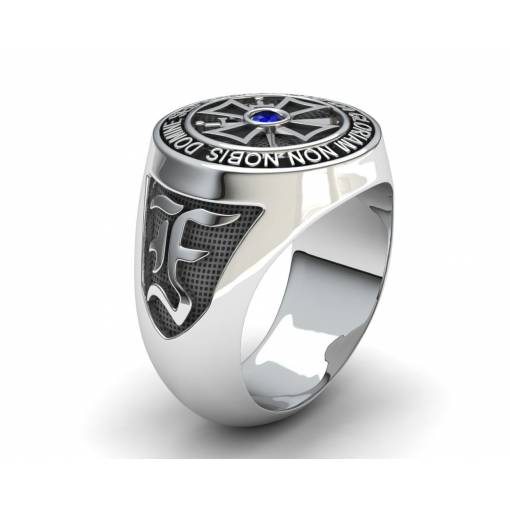 Silver Knights Templar Ring