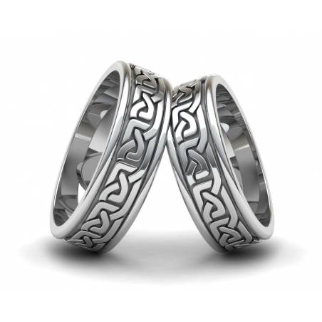 Anillos de estilo celta en plata