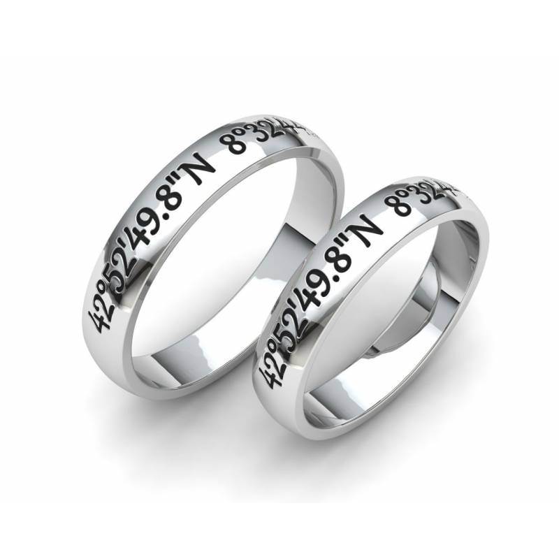 Coordinates Silver Band