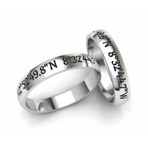 Coordinates Silver Band