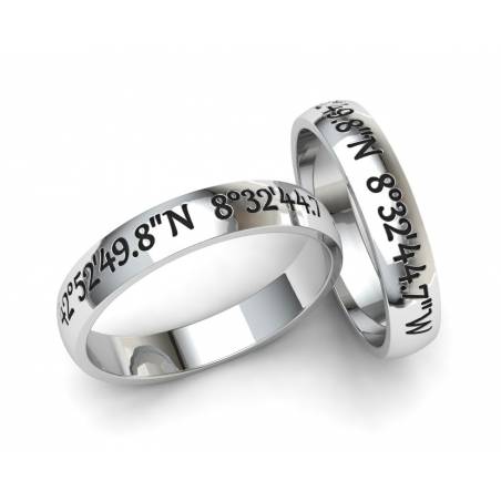 Coordinates Silver Band