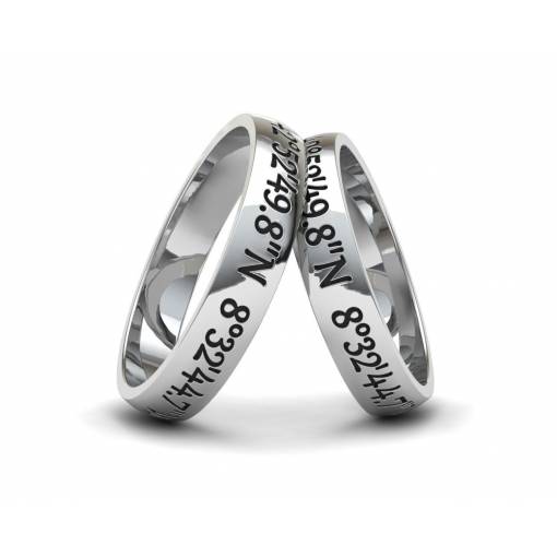 Coordinates Silver Band