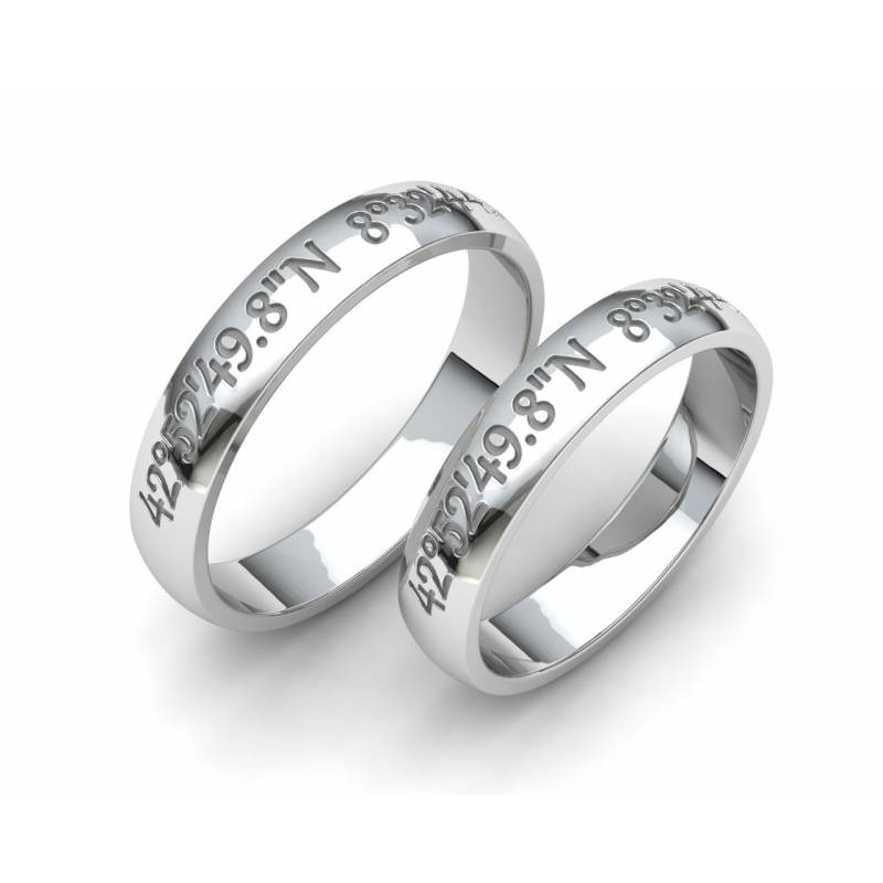 Coordinates Silver Band