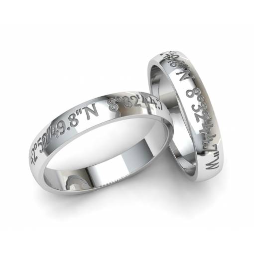 Coordinates Silver Band