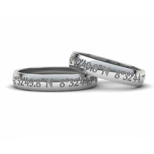 Coordinates Silver Band