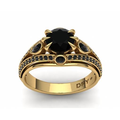 Black Diamonds Ring